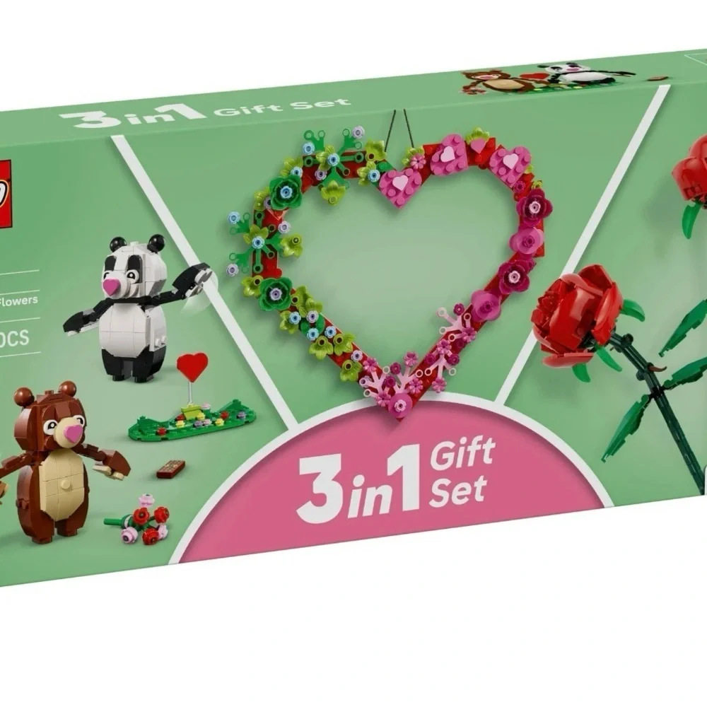 LEGO Hearts & Flowers Gift Set